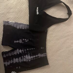 Black and Gray Tie-Dye Darc Sport Set